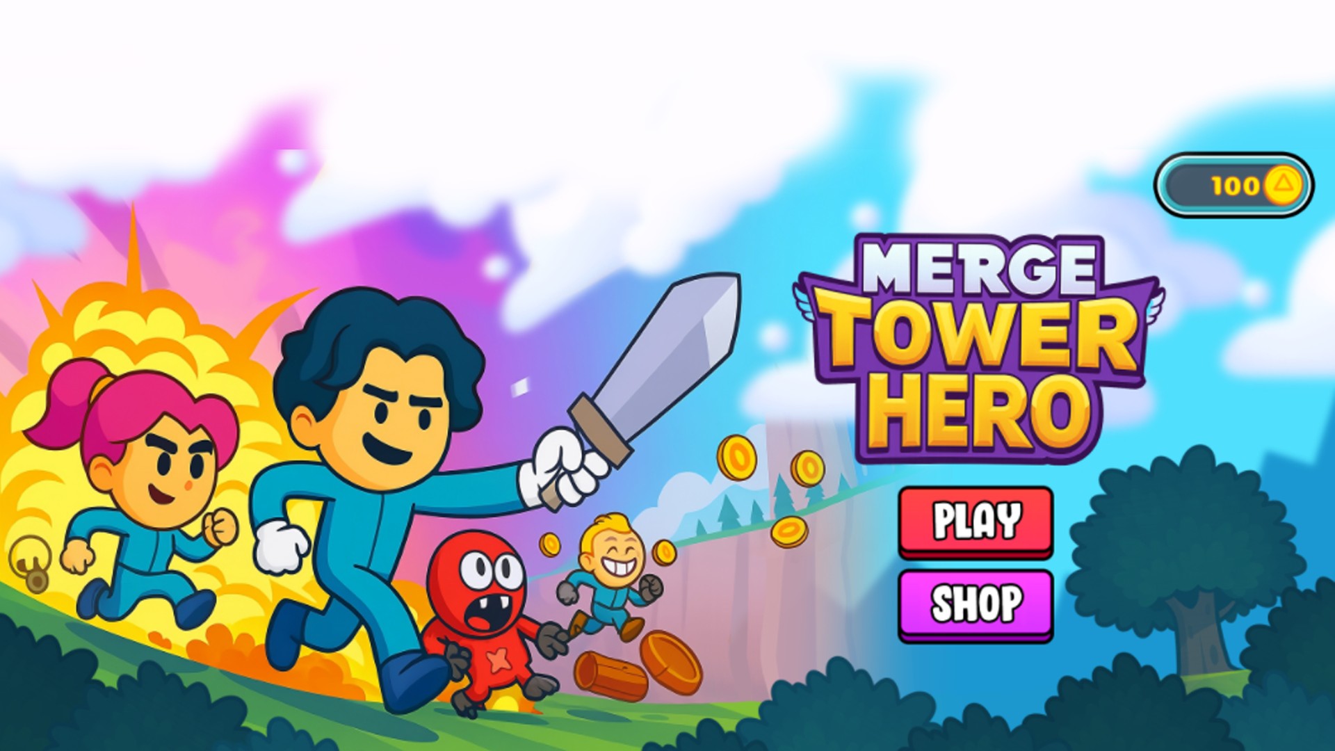 Merge Tower Hero screenshot 1